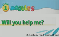五年级英语下册 Module 8 Unit 1《Will you help me？》（Period 2）